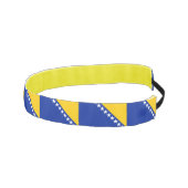愛国的ボスニア・ヘルツェゴビナ国旗の陸上ヘッドバン アスレチックヘッドバンド (右)