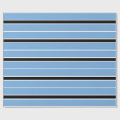 愛国的ボツワナ国旗の包装紙 ラッピングペーパー (フラット)