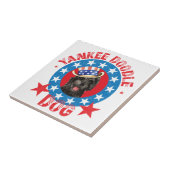 愛国的ポルトガル水犬 タイル (側面)