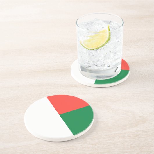 愛国的マダガスカル国旗 コースター (側面)