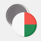 愛国的マダガスカル国旗 マグネット (正面/裏面)