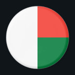 愛国的マダガスカル国旗 マグネット<br><div class="desc">マダガスカルの愛国国旗。</div>