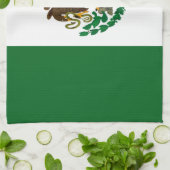 愛国的メキシコ国旗 キッチンタオル (折り畳み)