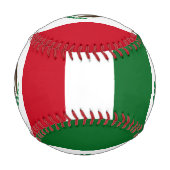 愛国的メキシコ国旗 野球ボール (裏面)