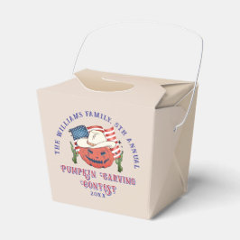 愛国的モダンなカボチャがハロウィーンを飾る フェイバーボックス