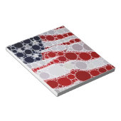 愛国的ユニークな米国国旗 ノートパッド (アングル)