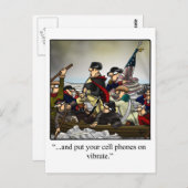 愛国的ユーモアのあるはがき ポストカード (正面/裏面)