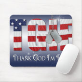 愛国的ラベル マウスパッド (マウス)