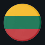 愛国的リトアニア国旗 マグネット<br><div class="desc">リトアニアの愛国国旗。</div>