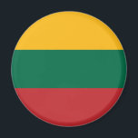 愛国的リトアニア国旗 マグネット<br><div class="desc">リトアニアの愛国国旗。</div>