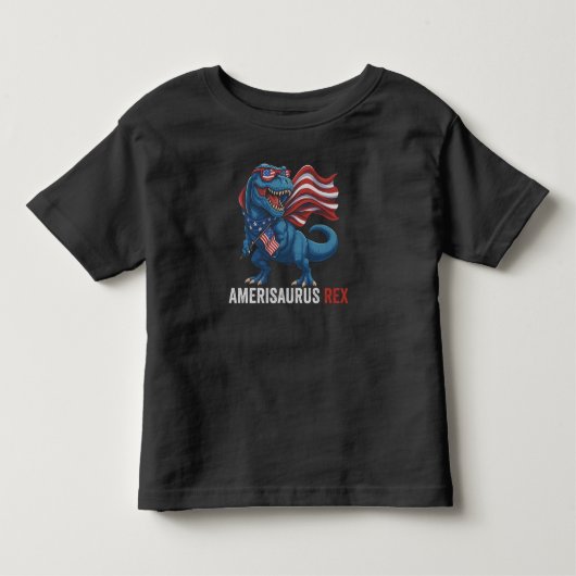 愛国的レックス トドラーTシャツ (正面)