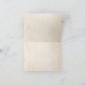 愛国的ヴィンテージ国旗 サンキューカード (内部)