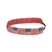 愛国的ヴィンテージ米国国旗 アスレチックヘッドバンド (右)