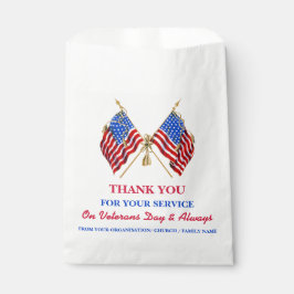 愛国的ヴィンテージUSA国旗ありがとう退役軍人 フェイバーバッグ