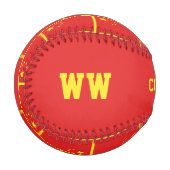 愛国的中国カスタム聖なる書物、 経典国旗 野球ボール (正面左)