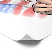 愛国的中指 ポスター (角)