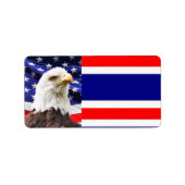 愛国的住所 シール (正面)