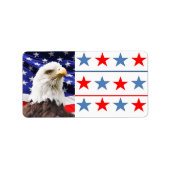 愛国的住所 シール (正面)