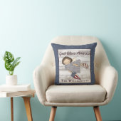 愛国的初期のなカントリーエンジェルファミリーネームCer クッション (椅子)