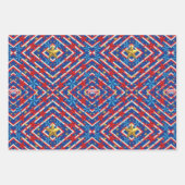 愛国的労働日 ラッピングペーパーシート (正面)