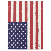 愛国的動揺してな米国国旗 テーブルクロス (正面)