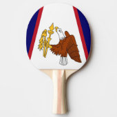 愛国的卓球ラケットとサモア国旗 卓球ラケット (正面)