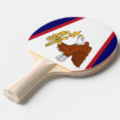 愛国的卓球ラケットとサモア国旗 卓球ラケット (正面アングル)