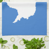 愛国的南極国旗 キッチンタオル (折り畳み)