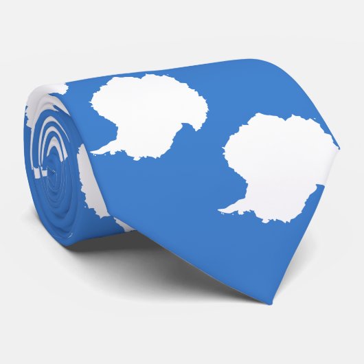 愛国的南極国旗 ネクタイ (ロール)