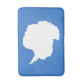 愛国的南極国旗 バスマット (正面縦)