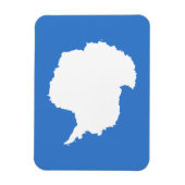 愛国的南極国旗 マグネット (縦)