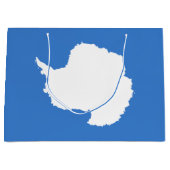 愛国的南極国旗 ラージペーパーバッグ (正面)