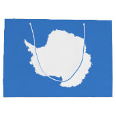 愛国的南極国旗 ラージペーパーバッグ (裏面)