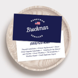 愛国的大工ビジネスカード 名刺