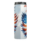 愛国的威厳のあるなハゲワシ タンブラー (裏面)