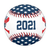 愛国的幸福の父の日 野球ボール (正面)