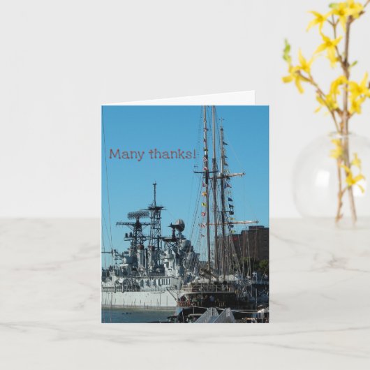 愛国的感謝してい カード (黄色い花)