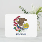 愛国的招待状とイリノイ州旗 招待状 (スタンド正面)