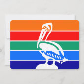 愛国的招待状とサンクトペテルブルク州旗 招待状 (裏面)