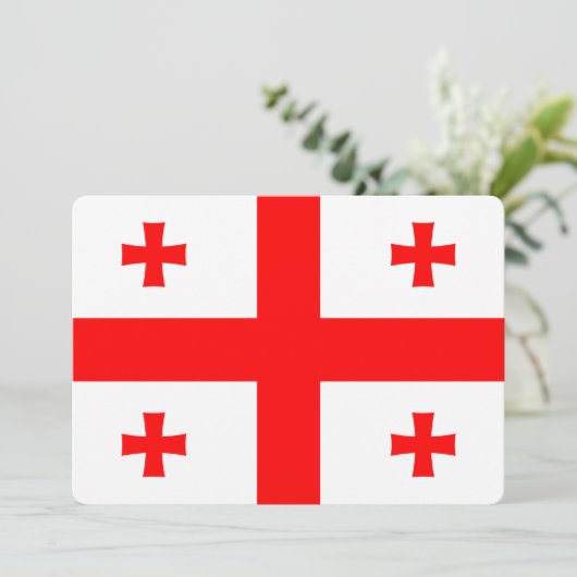 愛国的招待状とジョージア州旗 招待状 (スタンド正面)