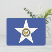 愛国的招待状とヒューストン国旗 招待状 (スタンド正面)