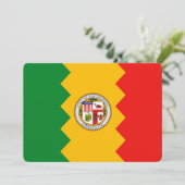 愛国的招待状とロサンゼルス国旗 招待状 (スタンド正面)