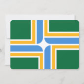 愛国的招待状ズポートランド州旗 招待状 (正面)