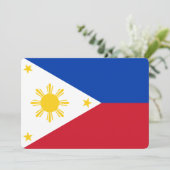 愛国的招待状フィリピン国旗 招待状 (スタンド正面)