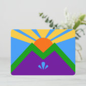 愛国的招待状マニトー州旗春 招待状 (スタンド正面)