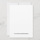 愛国的援助 招待状 (裏面)