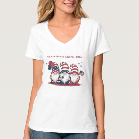 愛国的格言7月4日 Tシャツ (正面)