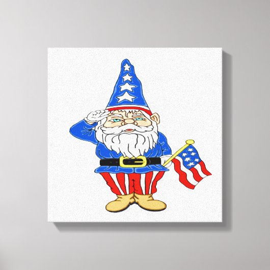 愛国的格言 キャンバスプリント (正面)