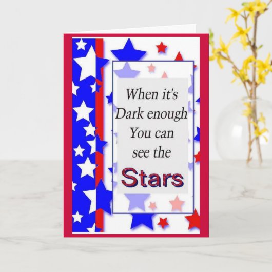 愛国的気持ち カード (黄色い花)