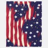 愛国的波 フリースブランケット (正面)